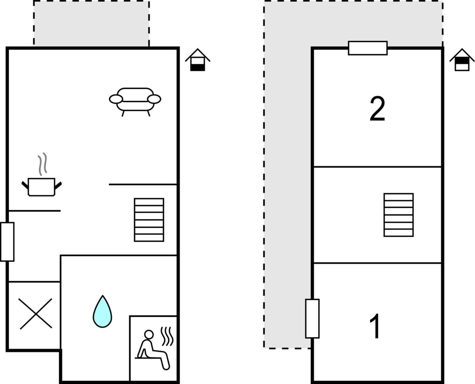 Nice Home In Tossens With Kitchen エクステリア 写真